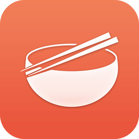 矢量餐饮icon图标碗筷