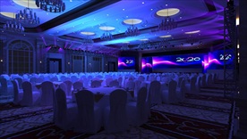 晚宴场景炫丽灯光效果