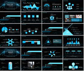 智能科技ppt模板