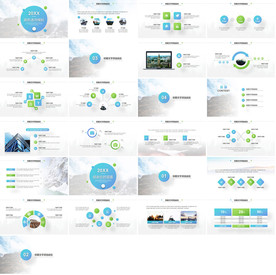 2020扁平化商务计划书PPT