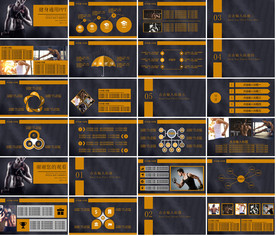 体育运动锻炼健身房宣传PPT