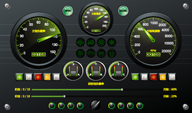 仪器仪表界面UI设计