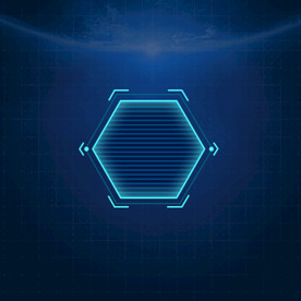六边形科技框2号