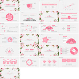 高档红色商务报告PPT