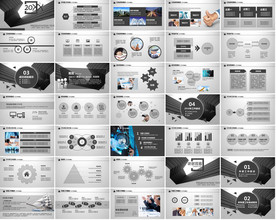 炫酷科技商业计划书PPT