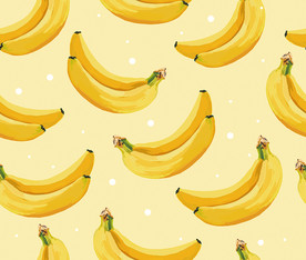 香蕉印花图案
