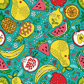 水果印花图案