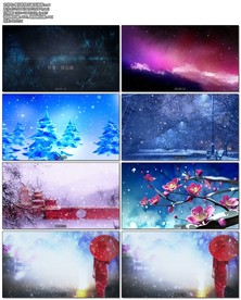 朗诵雪花的快乐配乐视频