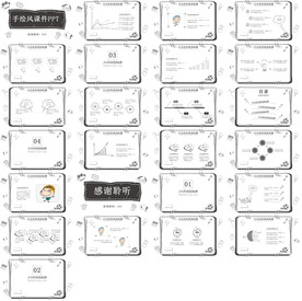商务时间轴企业发展历程PPT