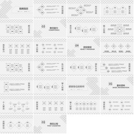 微立体述职报告岗位竞聘PPT
