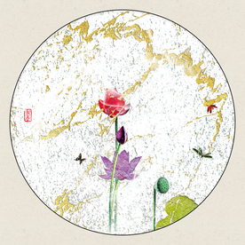 高雅荷花装饰画