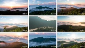 西双版纳勐海云海勐海县城航拍