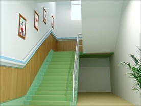 老年公寓楼梯 养老院楼梯