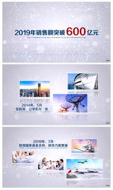 大气企业发展多图文展示介绍模板