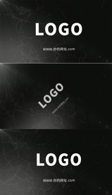 简洁科技大气标志展现AE模板