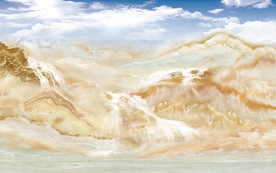 新款高档山水石纹 TIF分层