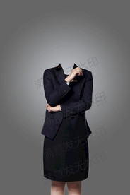 半身西装形象照