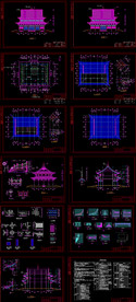 大雄宝殿建筑图纸