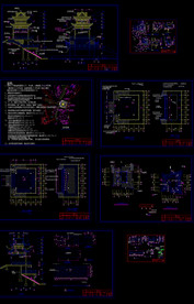 园林亭子建筑图纸