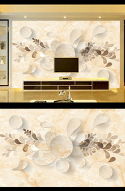 抽象大理石背景墙