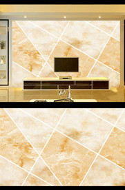 几何纹理电视背景墙