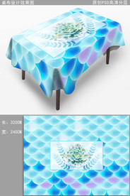 轻奢时尚桌布图案花纹