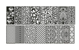 花格 窗花 镂空花纹 屏风 镂