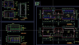 工装洗手间卫生间施工图