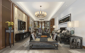 效果图 装修  中式风格