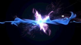 唯美粒子标题开场