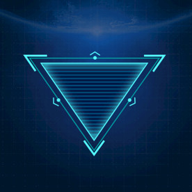 三角形科技框