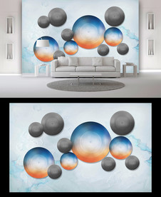 北欧简约背景墙