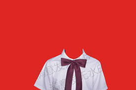 小孩子白衬衫衣服模板