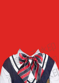 女孩证件照衣服模板