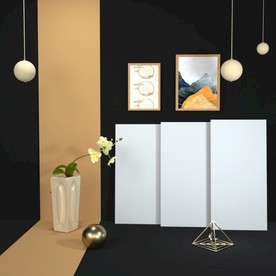 c4d经典场景展示台轻奢电商