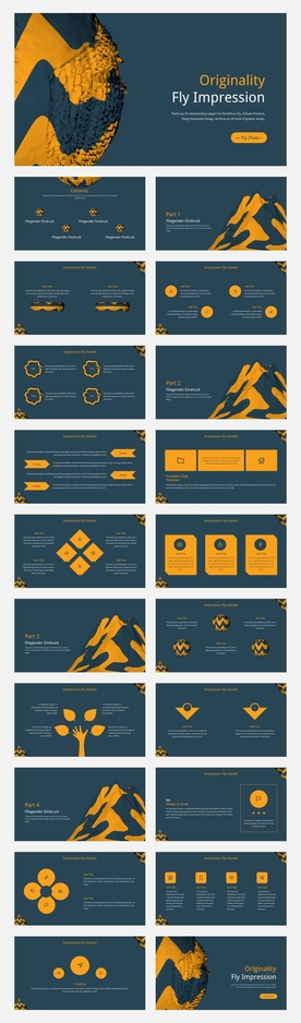 创意商务风通用PPT模板