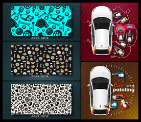 矢量汽车维保文化系列