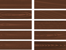 仿黄花梨木色木纹木板纹理矢量图