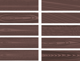 仿黑檀木色木纹木板纹理矢量图