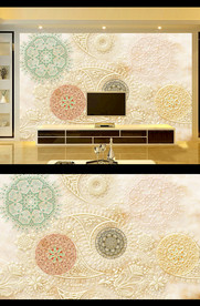 大理石浮雕背景