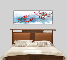 床头梅花装饰画