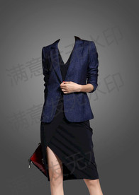 女性半身形象照全身商务照证件照