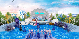 海洋主题合影设计