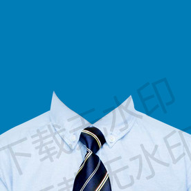 小男孩正装证件照