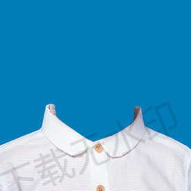 小孩子白衬衫证件照衣服