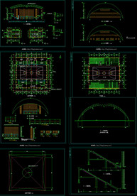 小型体育馆建筑设计图