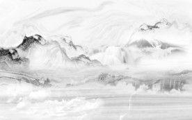 大气高端山水画 tif分层