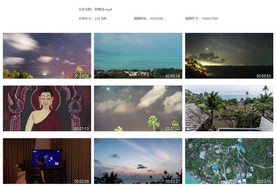 泰国苏梅岛海岸岛屿唯美村庄风情