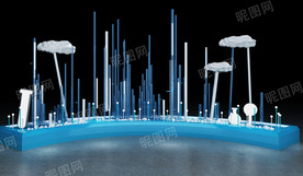 未来科技标识展示