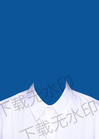 女性证件照白衬衫